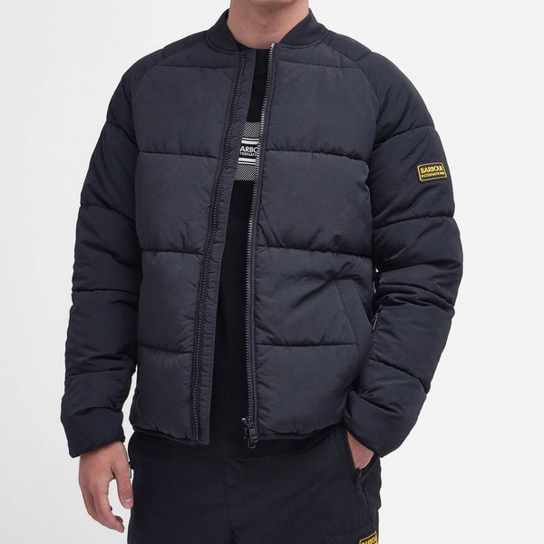 Barbour International Cluny Quilted Shell Bomber Jacket