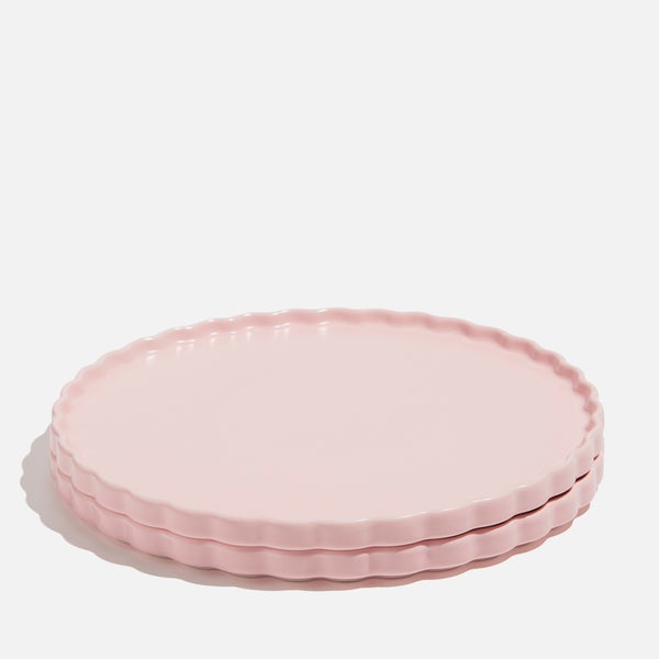 Fazeek Ceramic Dinner Plate - Set of 2 Pink