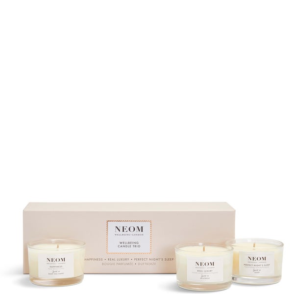 NEOM Wellbeing Candle Trio