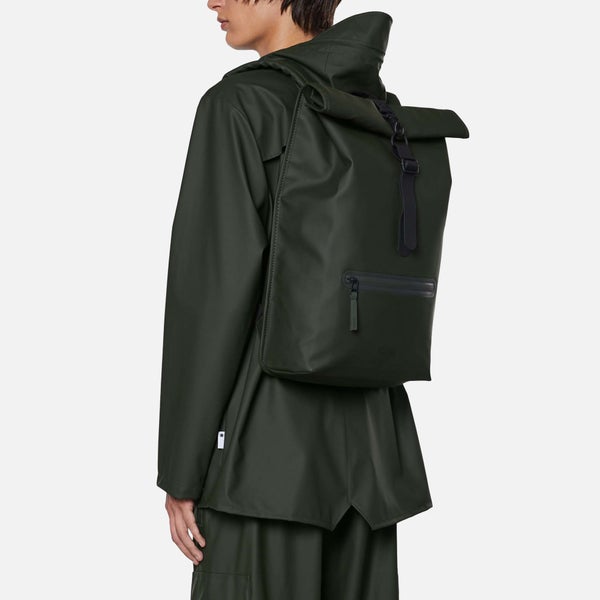 Rains Rolltop Matte-Shell Backpack