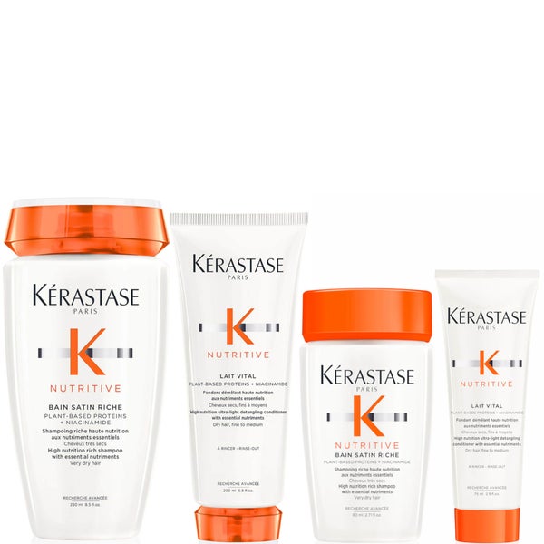 Kérastase Nutritive Nourish and Hydrate Duo for Medium/Thick Very Dry Hair and Free Travel Size Duo