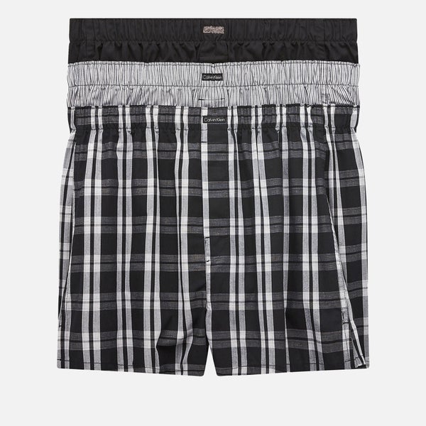 Calvin Klein Three-Pack Cotton-Blend Boxer Shorts