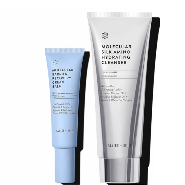 Allies of Skin AM to PM Cleanse and Moisturise Barrier Restore Duo ($138 Value)