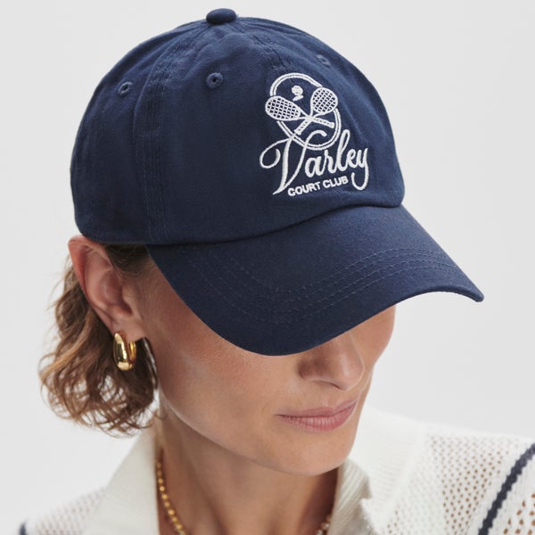 Varley Noa Club Embroidered Cotton-Twill Cap