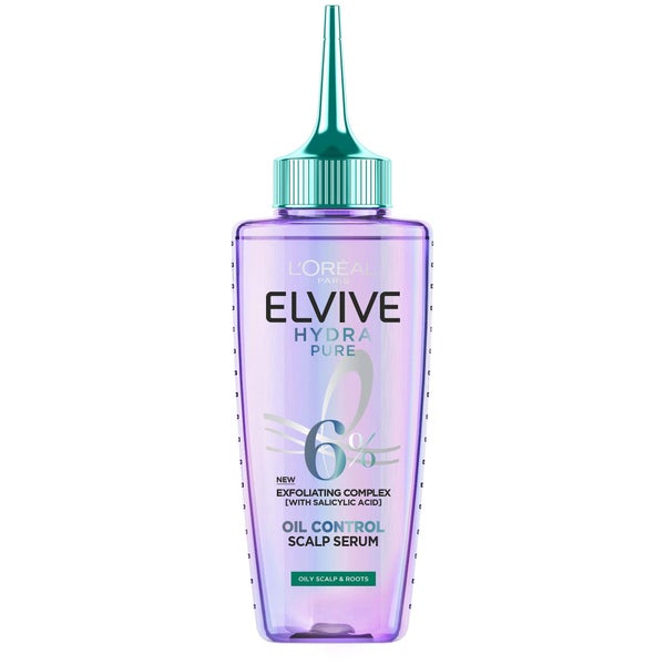 L'Oréal Paris Elvive Hydra Pure Exfoliating Pre-Shampoo Scalp Serum with Salicylic Acid for Oily Scalp and Roots 102ml