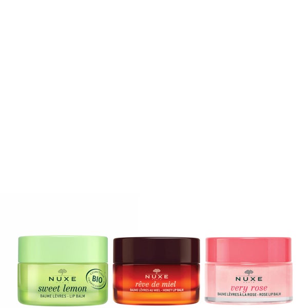 NUXE Sweet Lemon and Rose Lip Bundle