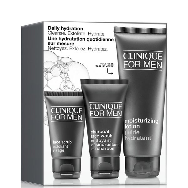 Clinique for Men Daily Hydration: Skincare Gift Set (Worth £45.00)