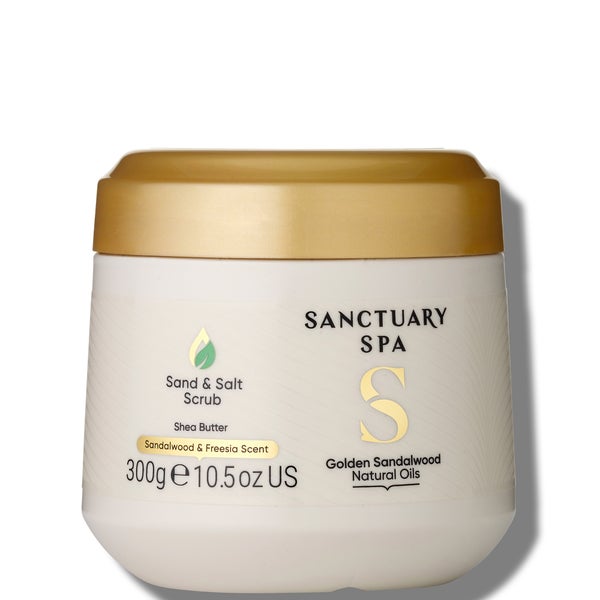 Sanctuary Spa Golden Sandalwood Sand and Salt Scrub 300g