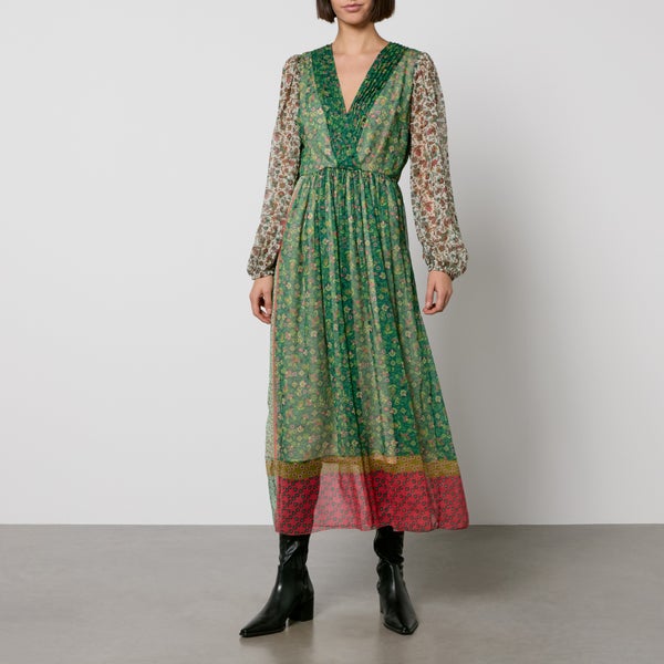 MAX&Co. Teruel Printed Chiffon Midi Dress