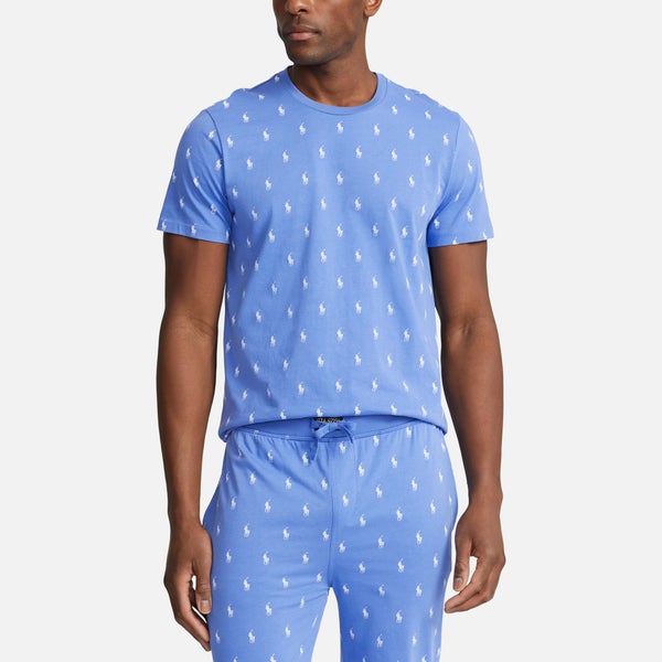 Polo Ralph Lauren Nachthemd aus Baumwolljersey mit Pony - New England Blue