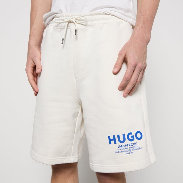 HUGO Blue Nomario Loopback Cotton-Jersey Shorts
