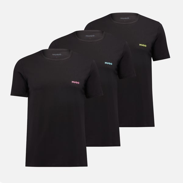 HUGO Bodywear Three-Pack Cotton-Jersey T-Shirts