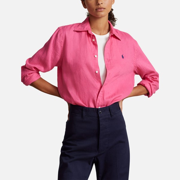 Polo Ralph Lauren Relaxed-Fit Leinenhemd - Pink