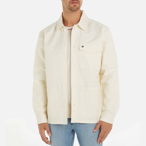 Tommy Hilfiger Relaxed Linen-Cotton Blend Shacket