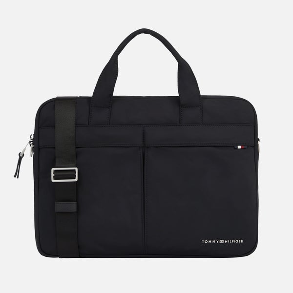 Tommy Hilfiger Men's Signature Computer Bag - Black