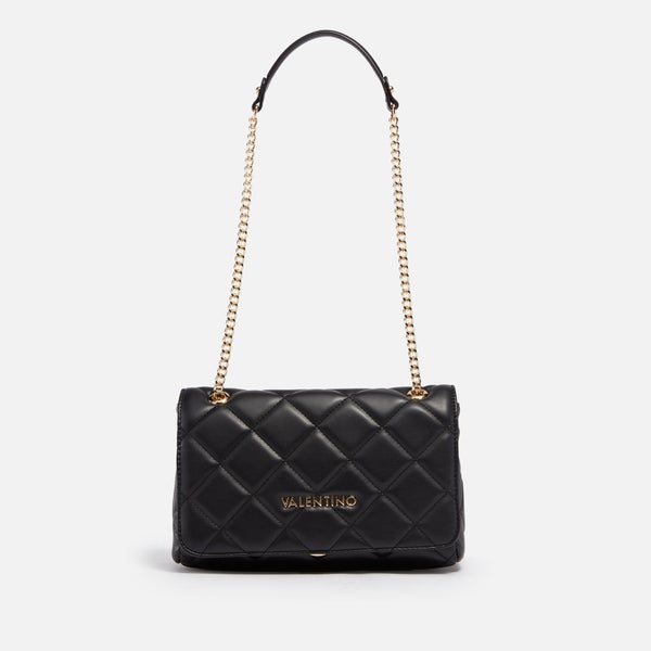 Valentino Milano Quilted Leather Black Purse with Gold Tone Chain. NWT | Black  purses, Quilted leather, Leather