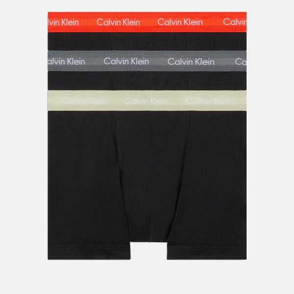 Calvin Klein Stretch 3-Pack Cotton-Blend Trunks