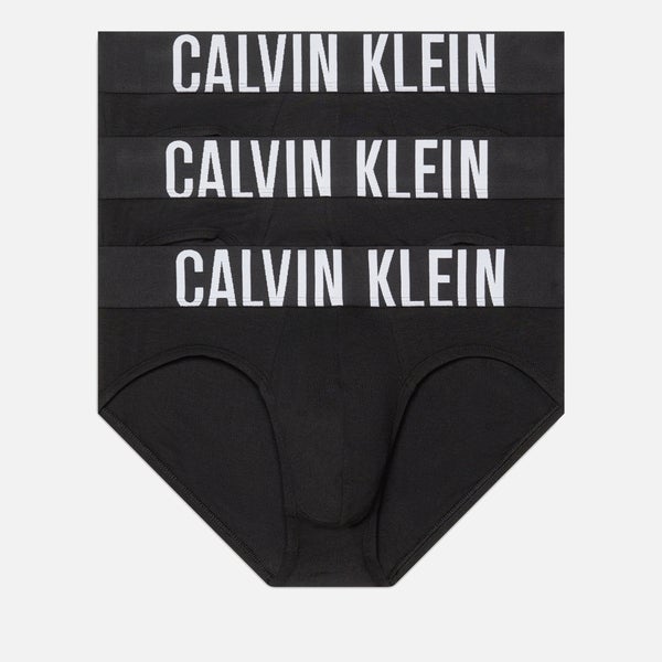 Calvin Klein Intense Power Stretch Cotton-Blend 3-Pack Hip Briefs