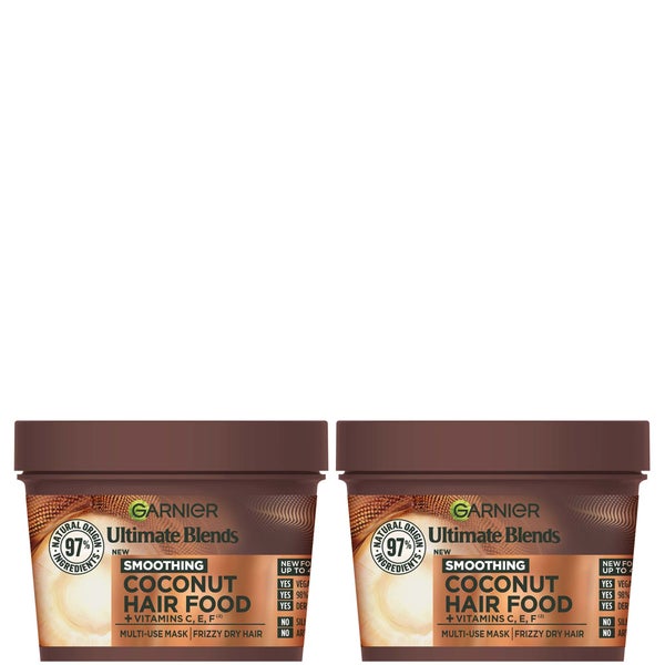 Garnier Ultimate Blends Coconut 3-in-1 Frizzy Hair Mask Duo