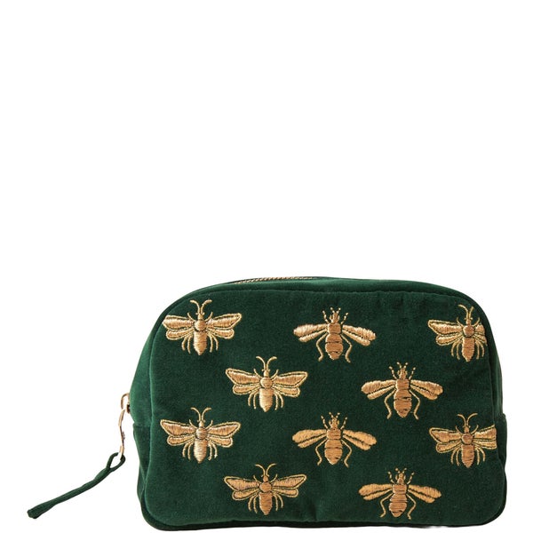 Elizabeth Scarlett Honey Bee Forest Velvet Cosmetics Bag