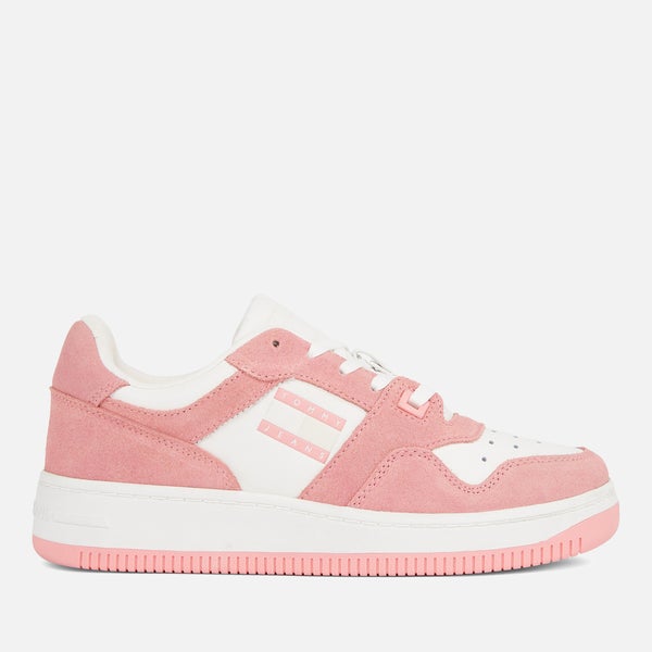 Tommy Jeans Women's Basket Trainers - Tickled Pink