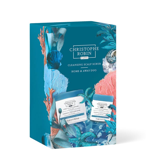 Christophe Robin Cleansing Scalp Scrub Home and Away Duo