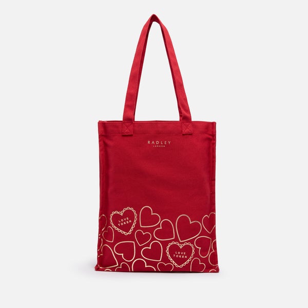 Radley Valentines Medium Cotton-Canvas Tote Bag