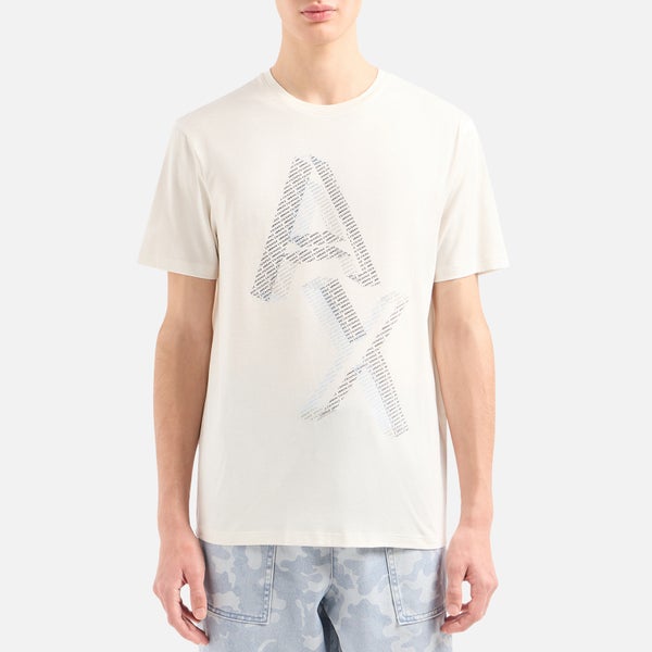 Armani Exchange Men's Seasonal Big AX T-Shirt - White