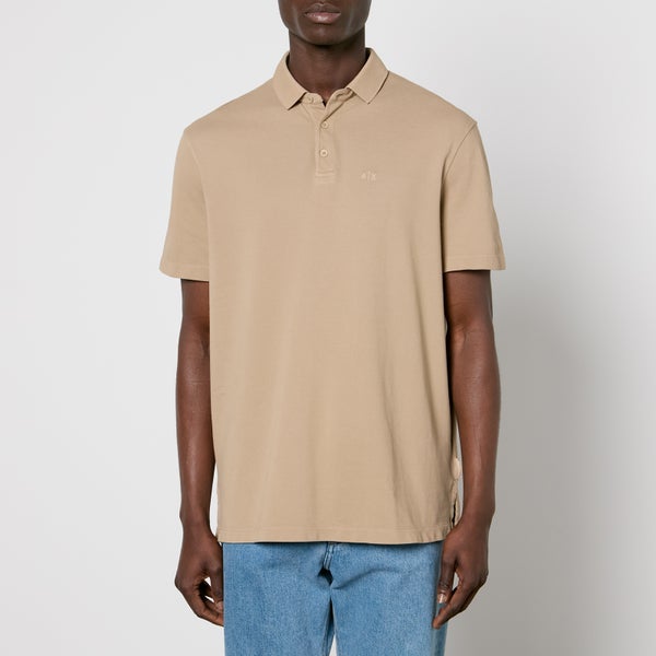Armani Exchange Small Logo Cotton-Piqué Polo Shirt