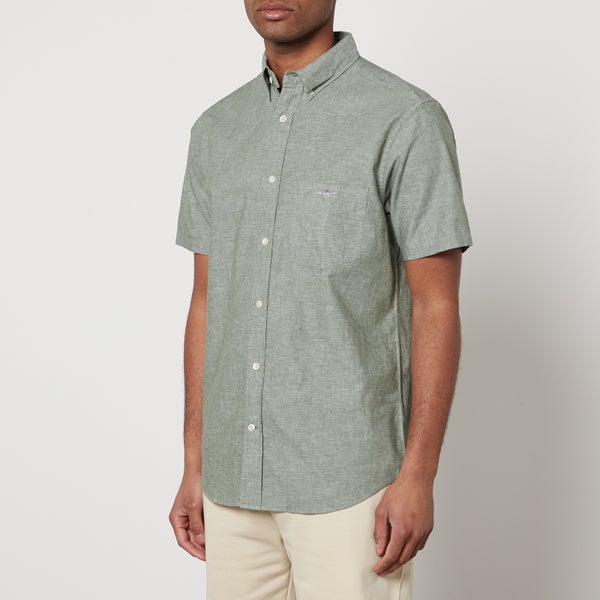 GANT Cotton and Linen-Blend Shirt
