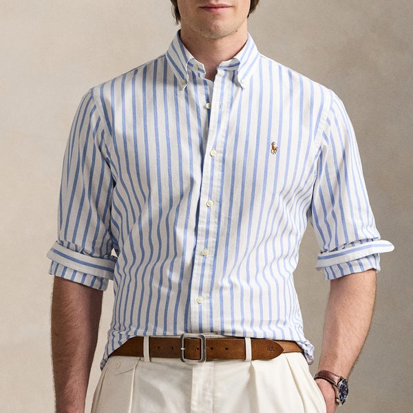 Polo Ralph Lauren Pinstriped Oxford Cotton Shirt
