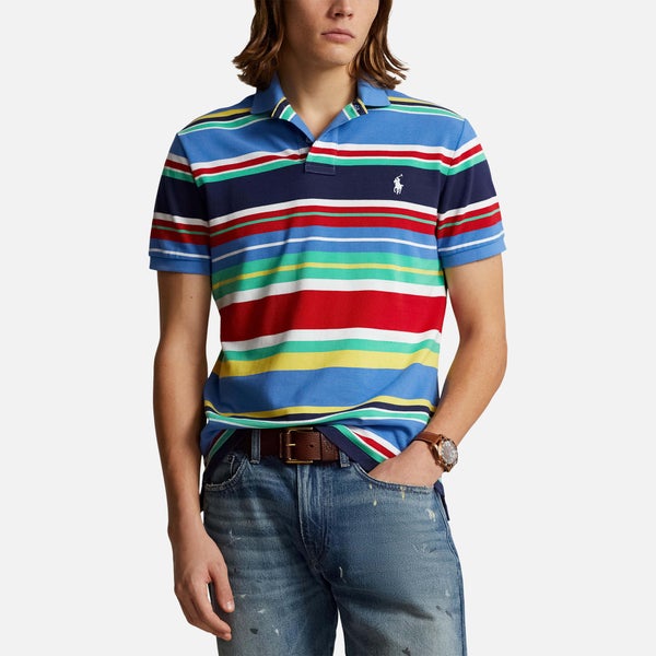 Polo Ralph Lauren Colourblock Cotton-Piqué Polo Shirt