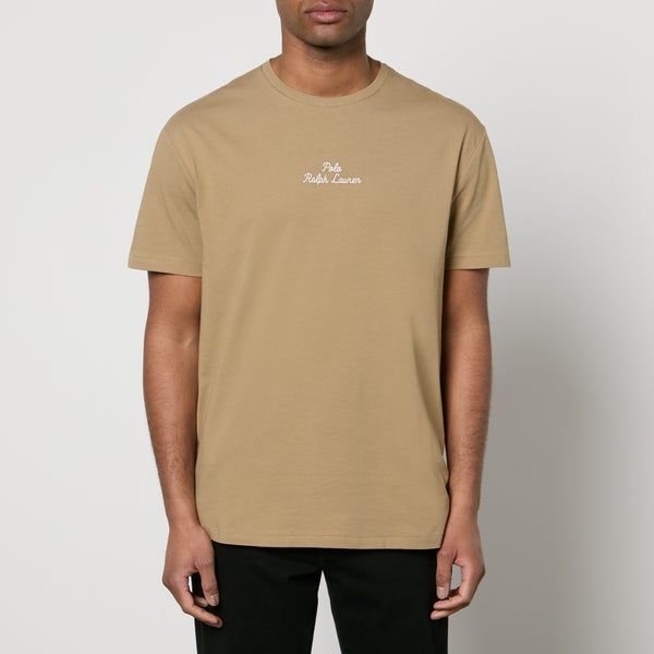 Polo Ralph Lauren Classic-Fit Jersey-T-Shirt mit Logo - Desert Khaki