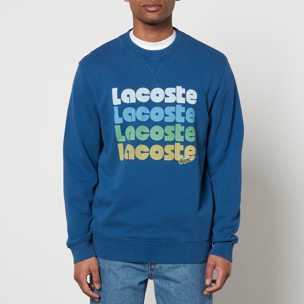 Lacoste Repeated Logo Cotton-Jersey Sweatshirt