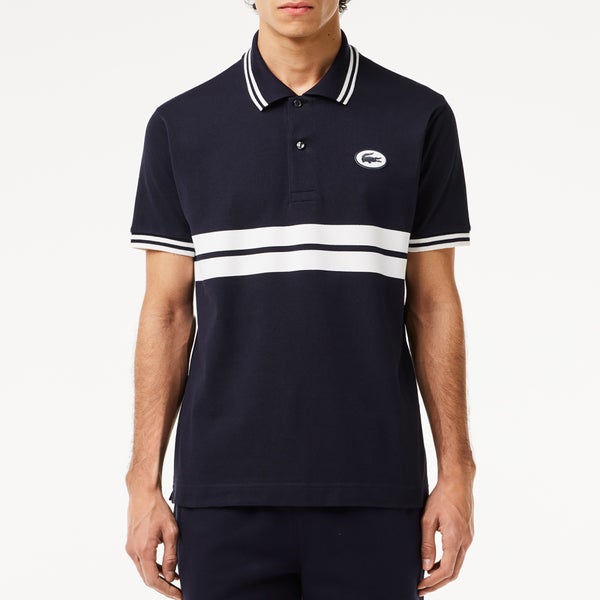 Lacoste Men's Sporty Polo Shirt - Abyss/Farine