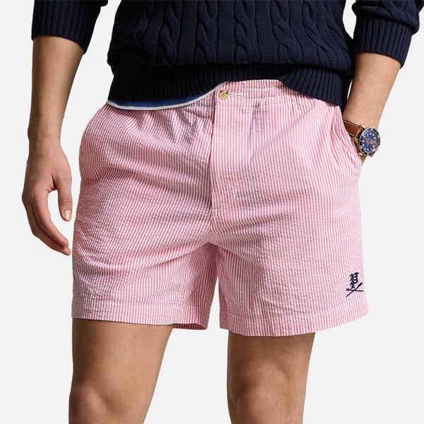 Polo Ralph Lauren Seersucker-Shorts Polo Prepster - Pink Seersucker