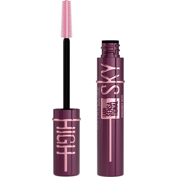 Maybelline Lash Sensational Sky High Volumizing and Thickening Eyelash Lengthening Mascara - Burgundy Haze