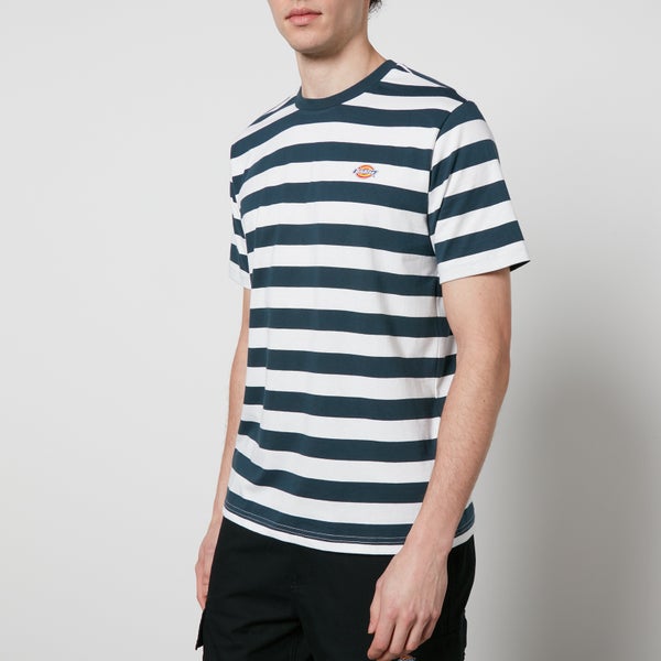 Dickies Rivergrove Logo-Appliquéd Striped Cotton-Jersey T-Shirt