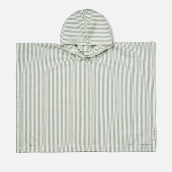 Liewood Roomie Poncho - Stripe Ice Blue/Crème De La Crème