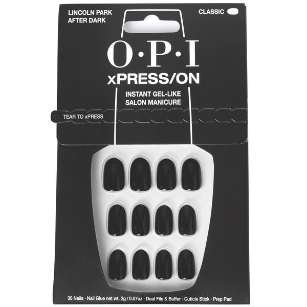 OPI xPRESS/ON - Lincoln Park After Dark Press On Nails Gel-Like Salon Manicure