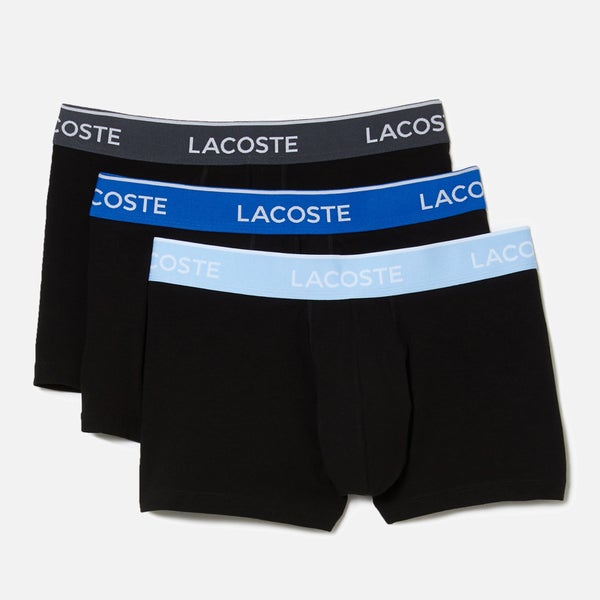 Lacoste 3 Pack Cotton-Blend Boxer Trunks
