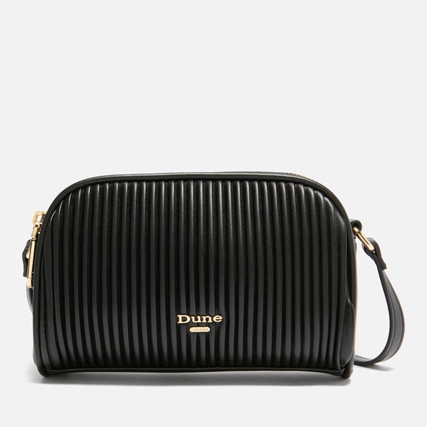 Dune London Pleated Faux Leather Crossbody Bag