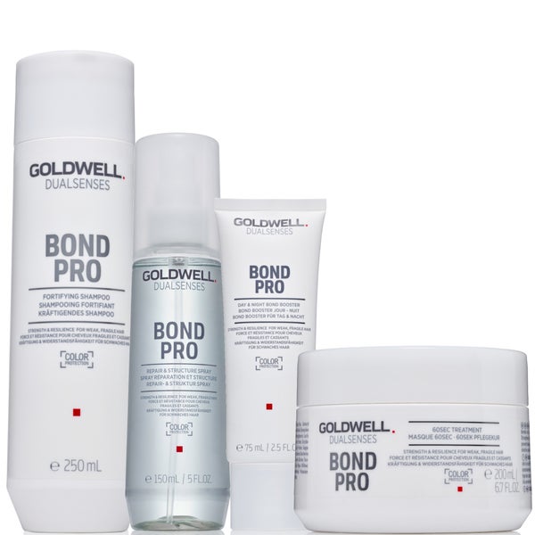 Goldwell Dualsenses Bondpro+ Ultimate Hair Bond Boosting Routine For Dry, Damaged Hair