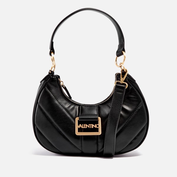 Valentino Oaxaca Quilted Faux Leather Hobo Bag
