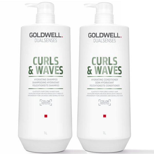 Goldwell Dualsenses Curls and Waves Shampoo and Conditioner 1L Duo (Worth £119)