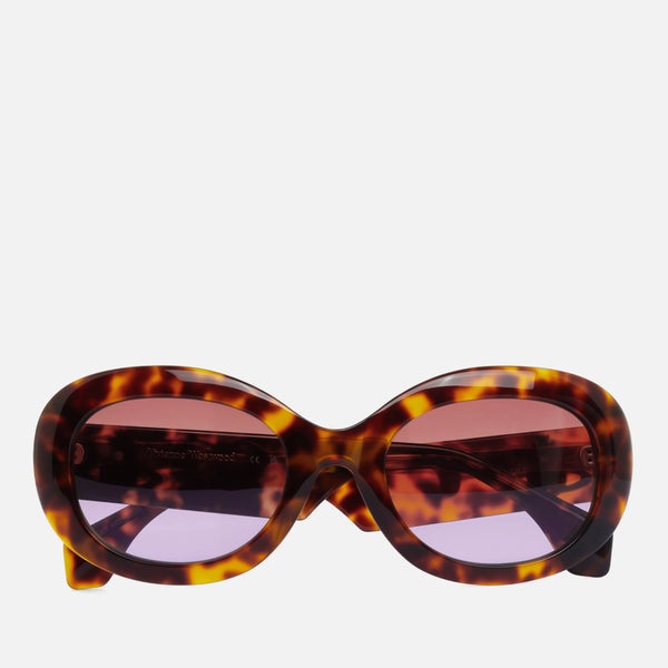 Vivienne Westwood The Vivienne Acetate Oval-Frame Sunglasses