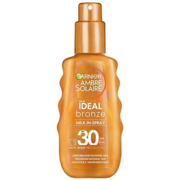 Garnier Ambre Solaire Ideal Bronze Milk-In Tanning Spray for Face and Body SPF30 150ml
