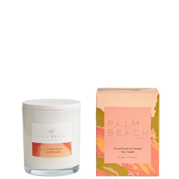 Palm Beach Collection Limited Edition Sweet Peach and Coconut Standard Candle 420g