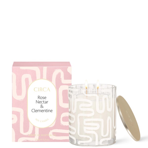 CIRCA Rose Nectar and Clementine Candle 350g