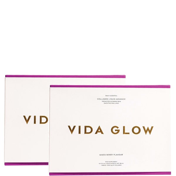 Vida Glow Collagen Liquid Advanced Duo (Worth £78)